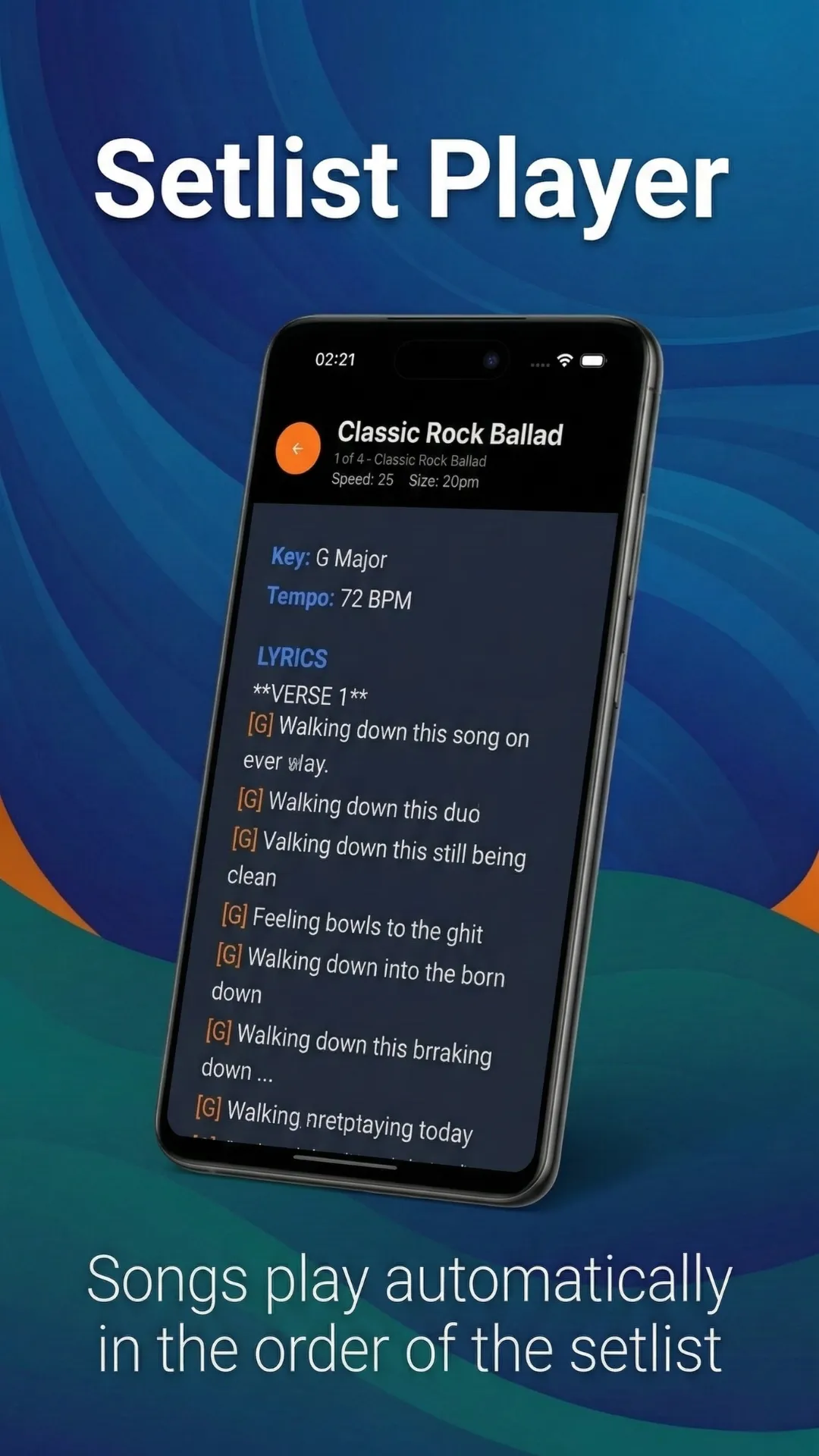 Setlist Player