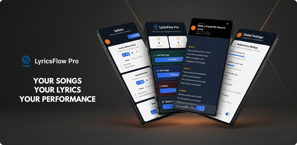 LyricsFlow Pro Multi-Device Banner